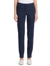 Akris Elasticized Cuffed Trousers In Denim