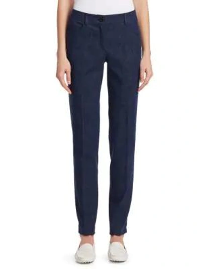 AKRIS WOMEN'S MAGDA ELASTICIZED CUFFED TROUSERS,449606969517