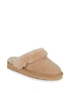 AUSTRALIA LUXE COLLECTIVE DYED SHEARLING CLOSED MULE SLIPPERS,0400099452103