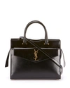 SAINT LAURENT UPTOWN MEDIUM EAST-WEST SATCHEL BAG,PROD215350541