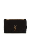 Saint Laurent Soft Kate Medium Reversible Ysl Monogram Crossbody Bag In Black