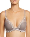 Natori Feathers Underwire Contour Bra In Stormy/ Princess