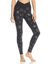 BEACH RIOT CARA METALLIC ZODIAC PRINT LEGGINGS,JACTVL