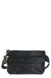 ANDI GO BLACK EXPANDABLE BELT BAG,102-OS-DBLB