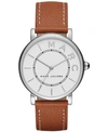 MARC JACOBS WOMEN'S ROXY TAN LEATHER STRAP WATCH 36MM