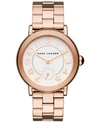 MARC JACOBS MARC JACOBS WOMEN'S RILEY ROSE GOLD-TONE STAINLESS STEEL BRACELET WATCH 36MM