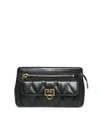 GIVENCHY POCKET QUILTED LEATHER BAG,10748514