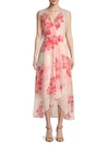 CALVIN KLEIN Floral-Print Hi-Lo Dress,0400097870907