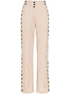 ANN DEMEULEMEESTER ROSALIA OLD ROSE TROUSERS