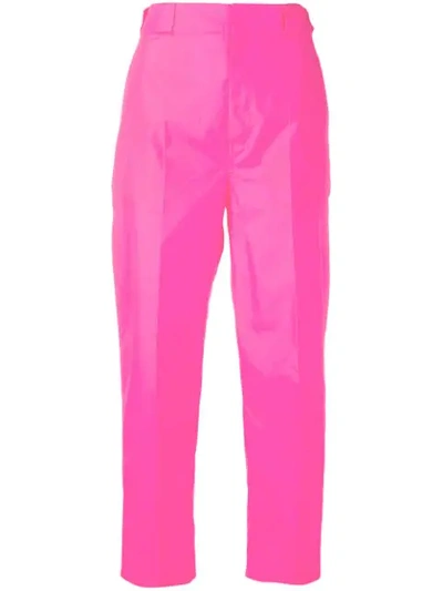 Prada High-rise Trousers - Pink