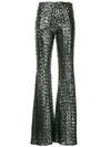 ALEXIS HARMON SEQUINED FLARED TROUSERS
