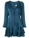 ALEXIS ALEXIS HYLDA RUFFLED DRESS - BLUE