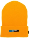 UNDERCOVER FRONT PATCH BEANIE HAT