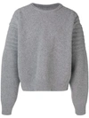 Hed Mayner Oversized Knitted Sweater - Grey In Grey