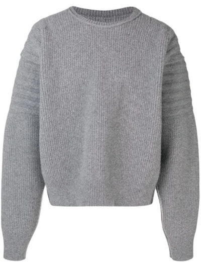 Hed Mayner Oversized Knitted Sweater - 灰色 In Grey