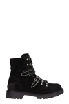 JULIE DEE BLACK SUEDE LEATHER ANKLE BOOTS,10749185