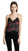 CAMI NYC RACER CHARMEUSE TOP