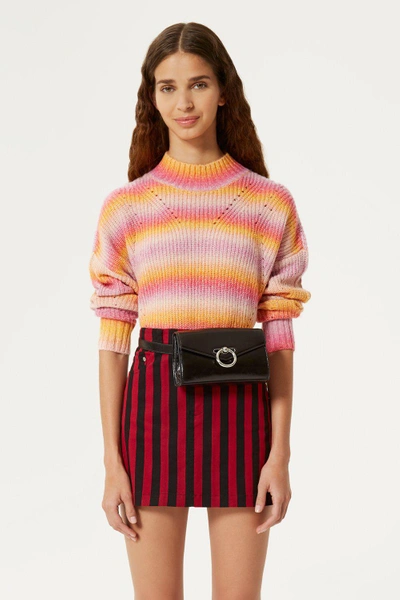 Rebecca Minkoff Pink Multi-color Sweater | Pink Brinkley Sweater |
