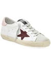 GOLDEN GOOSE LEATHER STAR PATCH SNEAKER,1000084266568