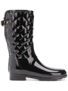 HUNTER REFINED SHORT QUILTED WELLIES