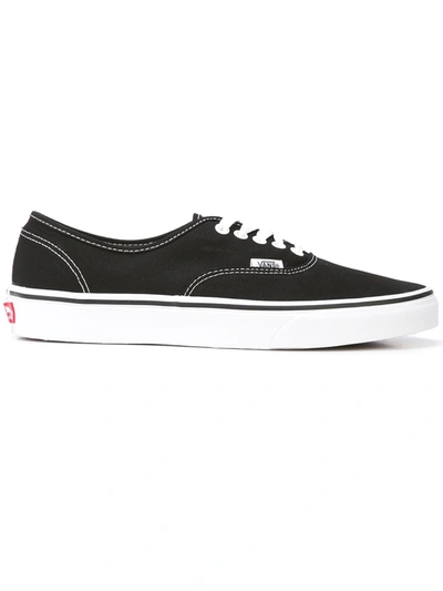 Vans Authentic Canvas Sneakers In Black