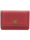 BOTTEGA VENETA WOVEN LEATHER WALLET