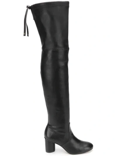 Stuart Weitzman Thigh-high Boots In Black