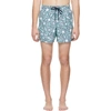 VILEBREQUIN VILEBREQUIN BLUE OURSINADE MOOREA SWIM SHORTS