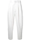 Hed Mayner Drop-crotch Corduroy Trousers - White In White