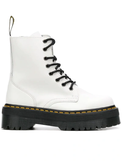 Dr. Martens Micro Standard Thick Sole Shoe In White