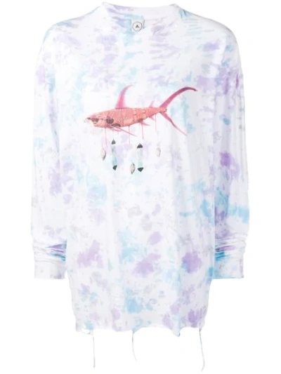 Alchemist Fish Print Sweater - 白色 In White