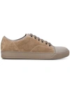Lanvin Toe Capped Sneakers In Neutrals