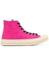 Converse X Jw Anderson Chuck 70 Hi "felt" Sneakers In Pink