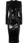 ALEX PERRY SEQUINED CREPE DRESS