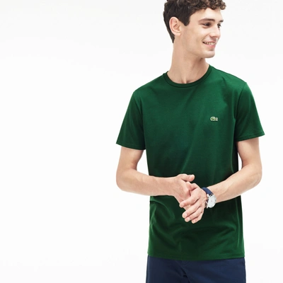 Lacoste Crew Neck Pima Cotton Jersey T-shirt - Xs - 2 In Green