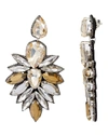 SUZANNA DAI Cuzco Champagne Crystal Earrings,263DE-CHAMPAGNE