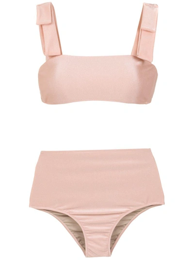 Adriana Degreas Hot Pants Bikini Set - 粉色 In Pink