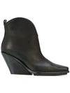 ANN DEMEULEMEESTER ANN DEMEULEMEESTER TUCSON BOOTS - BLACK