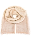 FERRAGAMO FRINGED SCARF