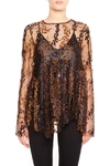 OPENING CEREMONY OPENING CEREMONY LAYERED GLITTER TULLE BLOUSE