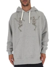 ALEXANDER MCQUEEN ALEXANDER MCQUEEN EMBROIDERED SKELETON HOODIE