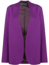 ERIKA CAVALLINI ERIKA CAVALLINI CLASSIC FITTED BLAZER - PURPLE