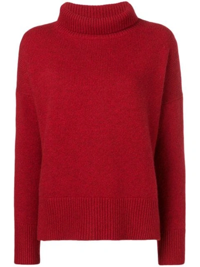 Vanessa Bruno Roll Neck Sweater - 红色 In Red
