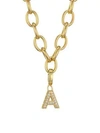 dressing gownRTO COIN PRINCESS CHARMS 18K YELLOW GOLD & DIAMOND INITIAL CHARM,400099602819