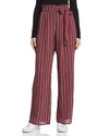 BAND OF GYPSIES BAND OF GYPSIES AVERY STRIPED PAPERBAG-WAIST PANTS,WTP50855