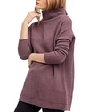 Free People Ottoman Slouchy Tunic Sweater Dress In Taupe