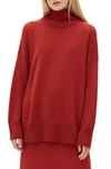 LAFAYETTE 148 RELAXED CASHMERE TURTLENECK SWEATER,MWU42R-KC04