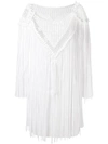 AMIR SLAMA FRINGED DRESS