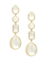 IPPOLITA Rock Candy 18K Yellow Gold Gemstone Linear Drop Earrings,0400099871689