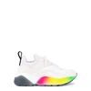 Stella Mccartney Rainbow Platform Sneakers In Multi